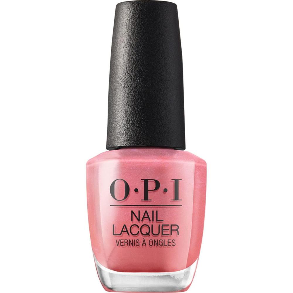 imageOPI Nail Lacquer Nail Polish  Sheer Light Nude Pink Shimmer Chip Resistant Nail Polish  Vegan Fast Drying Streak FreeHawaiian Orchid