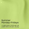 imageOPI GelColor Gel Nail Polish  Opaque Bright Crme UV Cure Gel Nail Polish  Vegan ampamp HEMA Free Long Lasting High ShineSummer MondayFridays