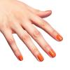 imageOPI Nail Lacquer Nail Polish  Opaque Bright Orange Crme Chip Resistant Nail Polish  Vegan Fast Drying Streak FreeSilicon Valley Girl