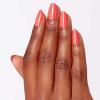 imageOPI Nail Lacquer Nail Polish  Opaque Bright Orange Crme Chip Resistant Nail Polish  Vegan Fast Drying Streak FreeTempurature is Rising