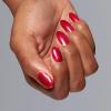 imageOPI Nail Lacquer Nail Polish  Opaque Bright Red Shimmer Chip Resistant Nail Polish  Vegan Fast Drying Streak FreeKiss My Aries