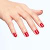 imageOPI Nail Lacquer Nail Polish  Opaque Bright Red Shimmer Chip Resistant Nail Polish  Vegan Fast Drying Streak FreeLeft Your Texts on Red