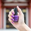 imageOPI Nail Lacquer Nail Polish  Opaque Dark Blue Purple Shimmer Chip Resistant Nail Polish  Vegan Fast Drying Streak FreeSamurai Breaks a Nail