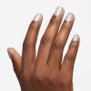 imageOPI Nail Lacquer Nail Polish  Opaque Light White ampamp Gray Shimmer Chip Resistant Nail Polish  Vegan Fast Drying Streak FreeSnatchd Silver