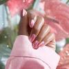 imageOPI Nail Lacquer Nail Polish  Sheer Light Nude Pink Shimmer Chip Resistant Nail Polish  Vegan Fast Drying Streak FreePixel Dust