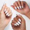 imageOPI xPRESSON Press on Nails  Long Almond Shape Nail Art  30 Count With Glue  Instant GelLike Salon Manicure  Long Lasting Reusable NondamagingGlass Slipper