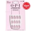 imageOPI xPRESSON Press on Nails  Short Round Classic Shape Nail Art  Light to Neutral Colors  30 Count With Glue  Instant GelLike Salon Manicure  Long Lasting Reusable NondamagingDont Bossa Nova Me Around