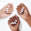 imageOPI xPRESSON Press on Nails  Short Round Classic Shape Nail Art  Light to Neutral Colors  30 Count With Glue  Instant GelLike Salon Manicure  Long Lasting Reusable NondamagingAlpine Snow