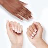 imageOPI xPRESSON Press on Nails  Short Round Classic Shape Nail Art  Light to Neutral Colors  30 Count With Glue  Instant GelLike Salon Manicure  Long Lasting Reusable NondamagingFrench Press