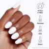 imageOPI xPRESSON Press on Nails  Short Round Classic Shape Nail Art  Light to Neutral Colors  30 Count With Glue  Instant GelLike Salon Manicure  Long Lasting Reusable NondamagingAlpine Snow