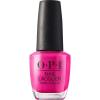 imageOPI Nail Lacquer Nail Polish  Opaque Dark Pink Shimmer Chip Resistant Nail Polish  Vegan Fast Drying Streak FreeLa Pazitively Hot
