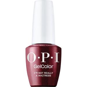 imageOPI GelColor Gel Nail Polish  Opaque Shimmer ampamp Metallic UV Cure Gel Nail Polish  Vegan ampamp HEMA Free Long Lasting High ShineIm Not Really a Waitress