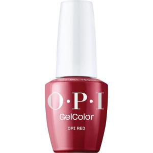 imageOPI GelColor Gel Nail Polish  Opaque Shimmer ampamp Metallic UV Cure Gel Nail Polish  Vegan ampamp HEMA Free Long Lasting High ShineOPI Red