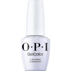 imageOPI GelColor Gel Nail Polish  Opaque Soft Blue Crme UV Cure Gel Nail Polish  Vegan ampamp HEMA Free Long Lasting High ShineI Am What I Amethyst