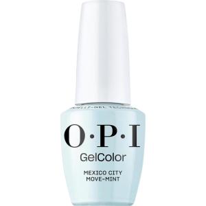 imageOPI GelColor Gel Nail Polish  Opaque Soft Blue Crme UV Cure Gel Nail Polish  Vegan ampamp HEMA Free Long Lasting High ShineMexico City Movemint