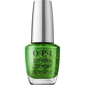 imageOPI Infinite Shine GelLike Lacquer  Opaque Crme Glitter and Sheer Jelly Long Lasting Wear Vegan Nail Polish Shades  Make Em Jelly Collection  Summer 2025CelebrATE That  Jelly Bright Green Glitter