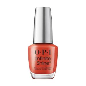 imageOPI Infinite Shine Long Wear Nail Polish  Opaque Bright Red Crme Gel Like Nail Polish  Vegan Long Lasting Streak FreeKnock Em Red