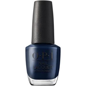imageOPI Nail Lacquer Midnight Mantra  Opaque Dark Blue Crme Chip Resistant Nail Polish  Vegan Fast Drying Streak Free
