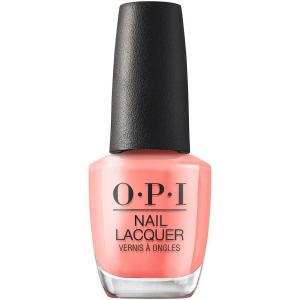 imageOPI Nail Lacquer Nail Polish  Opaque Bright Orange Crme Chip Resistant Nail Polish  Vegan Fast Drying Streak FreeFlex on the Beach