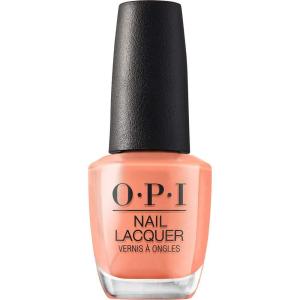 imageOPI Nail Lacquer Nail Polish  Opaque Bright Orange Crme Chip Resistant Nail Polish  Vegan Fast Drying Streak FreeFreedom of Peach