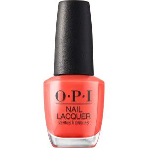 imageOPI Nail Lacquer Nail Polish  Opaque Bright Orange Crme Chip Resistant Nail Polish  Vegan Fast Drying Streak FreeLiving On the Bulavard