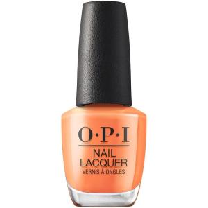 imageOPI Nail Lacquer Nail Polish  Opaque Bright Orange Crme Chip Resistant Nail Polish  Vegan Fast Drying Streak FreeSilicon Valley Girl