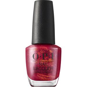 imageOPI Nail Lacquer Nail Polish  Opaque Bright Red Shimmer Chip Resistant Nail Polish  Vegan Fast Drying Streak FreeIm Really an Actress