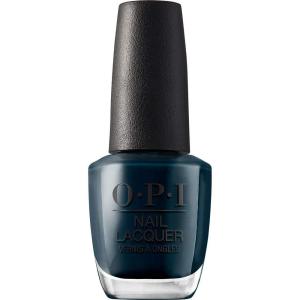 imageOPI Nail Lacquer Nail Polish  Opaque Dark Blue Green Crme Chip Resistant Nail Polish  Vegan Fast Drying Streak FreeCIA  Color is Awesome