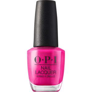 imageOPI Nail Lacquer Nail Polish  Opaque Dark Pink Shimmer Chip Resistant Nail Polish  Vegan Fast Drying Streak FreeLa Pazitively Hot