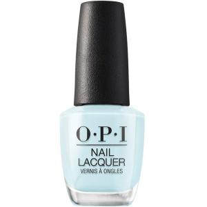imageOPI Nail Lacquer Nail Polish  Opaque Light Blue Crme Chip Resistant Nail Polish  Vegan Fast Drying Streak FreeMexico City Movemint