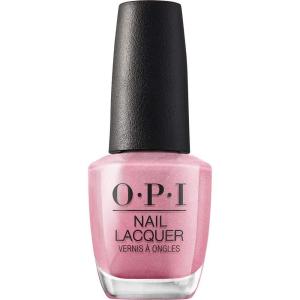 imageOPI Nail Lacquer Nail Polish  Sheer Light Nude Pink Shimmer Chip Resistant Nail Polish  Vegan Fast Drying Streak FreeAphrodites Nightie Pink