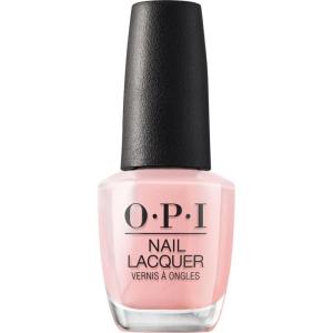 imageOPI Nail Lacquer Nail Polish  Sheer Light Nude Pink Shimmer Chip Resistant Nail Polish  Vegan Fast Drying Streak FreeRosy Future