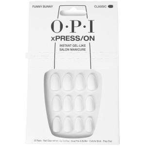 imageOPI xPRESSON Press on Nails  Short Round Classic Shape Nail Art  Light to Neutral Colors  30 Count With Glue  Instant GelLike Salon Manicure  Long Lasting Reusable NondamagingFunny Bunny