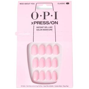 imageOPI xPRESSON Press on Nails  Short Round Classic Shape Nail Art  Light to Neutral Colors  30 Count With Glue  Instant GelLike Salon Manicure  Long Lasting Reusable NondamagingMod About You