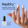 imageOPI Nail Lacquer Top Coat  Clear Nail Polish Top Coats  Classic Quick Drying High Shine Gellike Volumizing ampamp Matte Finish  Chip Resistant HighGloss Long Lasting Protects Color ampamp NailsRapiDry Top Coat  QuickDrying Formula