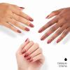 imageOPI On Point Big Candy Apple Red  Short Round Bright Red with Gold Glitter Nail Art Press On Nails  24 Count with Nail Glue  Long Lasting Reusable Nondamaging  Fall 2025 Shades