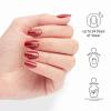 imageOPI On Point Big Candy Apple Red  Short Round Bright Red with Gold Glitter Nail Art Press On Nails  24 Count with Nail Glue  Long Lasting Reusable Nondamaging  Fall 2025 Shades