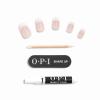 imageOPI On Point Bowjour  Short Round Nude ampamp White French Tip with Gold Bow Design Nail Art Press On Nails  24 Count with Glue  Long Lasting Reusable Nondamaging  Fall 2025 Shades