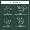 imageOPI On Point Peppermint Bark and Bite  Short Round Dark Green Silver Shimmer Press On Nails  24 Count with Nail Glue  Long Lasting Reusable Nondamaging  Fall 2025 Shades