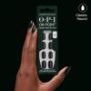 imageOPI On Point Peppermint Bark and Bite  Short Round Dark Green Silver Shimmer Press On Nails  24 Count with Nail Glue  Long Lasting Reusable Nondamaging  Fall 2025 Shades
