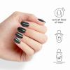 imageOPI On Point Peppermint Bark and Bite  Short Round Dark Green Silver Shimmer Press On Nails  24 Count with Nail Glue  Long Lasting Reusable Nondamaging  Fall 2025 Shades