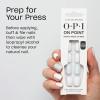imageOPI On Point Press On Nails  Short Round Classic ampamp Accent Nail Art Press On Nails  24 Count With Nail Glue  Instant PressOn Mani  Long Lasting Reusable NondamagingAll Ice on Alpine Snow