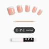 imageOPI On Point Press On Nails  Short Round Classic ampamp Accent Nail Art Press On Nails  24 Count With Nail Glue  Instant PressOn Mani  Long Lasting Reusable NondamagingFluent in French