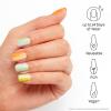 imageOPI On Point Press On Nails  Square Squoval ampamp Almond Shape Nail Art  Short to Long Length  24 Count With Nail Glue  Instant PressOn Mani  OPIm Dreaming CollectionHuecid Dreams