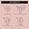 imageOPI On Point Swirl Next Door  Short Round Black with Abstract Swirls Nail Art Press On Nails  24 Count with Nail Glue  Long Lasting Reusable Nondamaging  Fall 2025 Shades