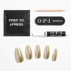 imageOPI xPRESSON Press on Nails  Long Coffin Shape Nail Art  30 Count With Glue  Instant GelLike Salon Manicure  Long Lasting Reusable NondamagingBreak the Gold