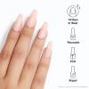 imageOPI xPRESSON Press on Nails  Long Coffin Shape Nail Art  30 Count With Glue  Instant GelLike Salon Manicure  Long Lasting Reusable NondamagingBubble Bath