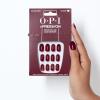 imageOPI xPRESSON Press on Nails  Short Round Classic Shape Nail Art  Dark Colors  30 Count With Glue  Instant GelLike Salon Manicure  Long Lasting Reusable NondamagingMalaga Wine
