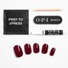 imageOPI xPRESSON Press on Nails  Short Round Classic Shape Nail Art  Dark Colors  30 Count With Glue  Instant GelLike Salon Manicure  Long Lasting Reusable NondamagingMalaga Wine