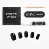 imageOPI xPRESSON Press on Nails  Short Round Classic Shape Nail Art  Dark Colors  30 Count With Glue  Instant GelLike Salon Manicure  Long Lasting Reusable NondamagingBlack Onyx